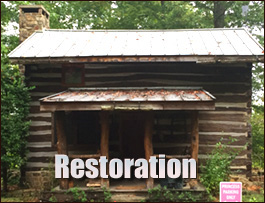 Historic Log Cabin Restoration  Sugar Grove, Ohio
